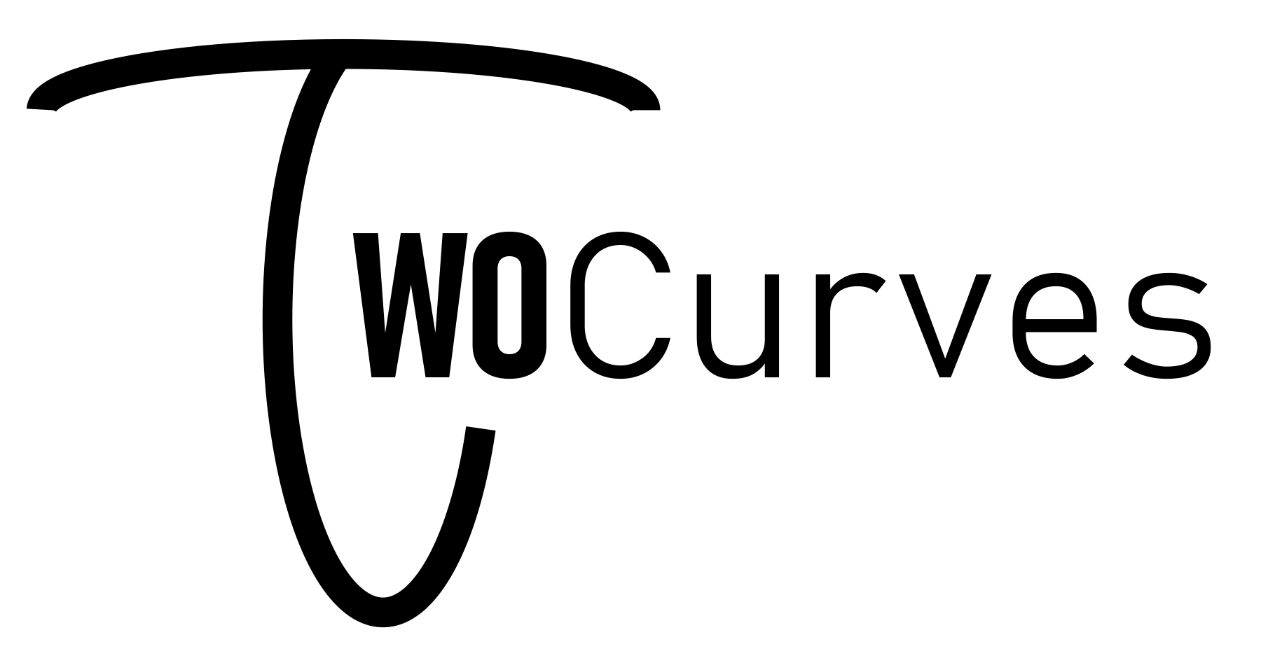 TwoCurves - Automotive Technology Innovation Logo